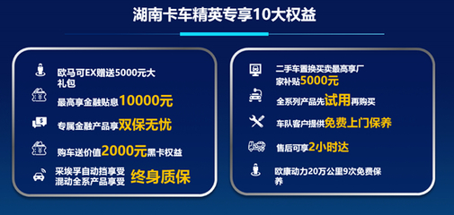 福田汽車發(fā)布湖南‘地產(chǎn)車’政策，助推綠色物流高效運(yùn)行